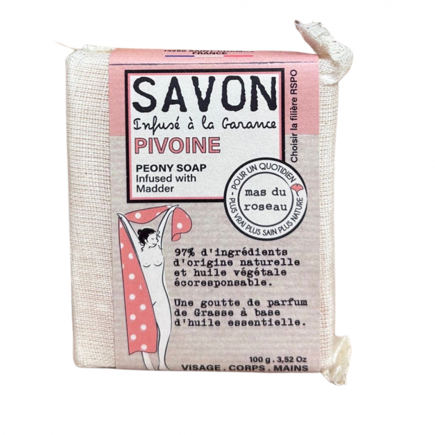 Mas du Roseau - Savon infusé - Pivoine