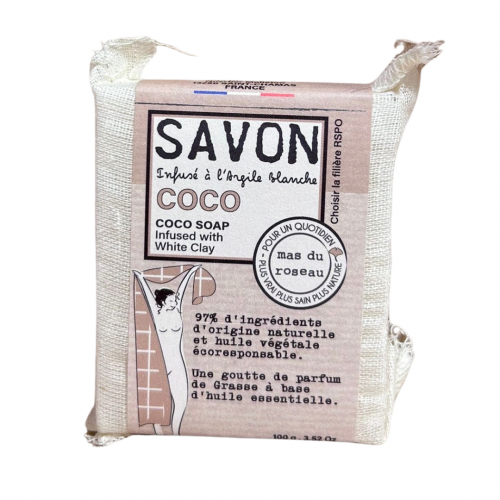 Mas du Roseau - Savon infusé - Noix de coco Mas du Roseau - Savon infusé - Noix de coco