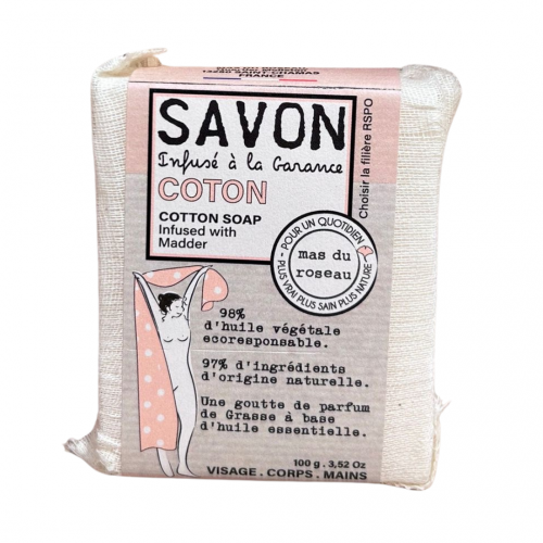 Mas du Roseau - Savon infusé - Coton Mas du Roseau - Savon infusé - Coton