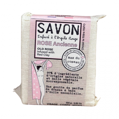 Mas du Roseau - Savon infusé - Rose Ancienne Mas du Roseau - Savon infusé - Rose Ancienne