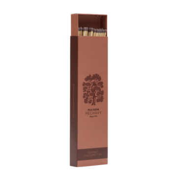 Coffret 40 allumettes longues Terracotta - Maison Pechavy