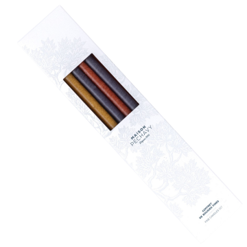 Coffret 10 bougies fines Ikat Delft - Maison Pechavy