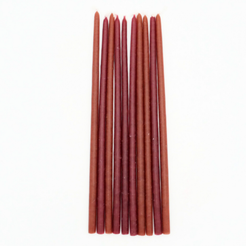 Coffret 10 bougies fines Ikat Bordeaux - Maison Pechavy Voir la slide Coffret 10 bougies fines Ikat Bordeaux - Maison Pechavy