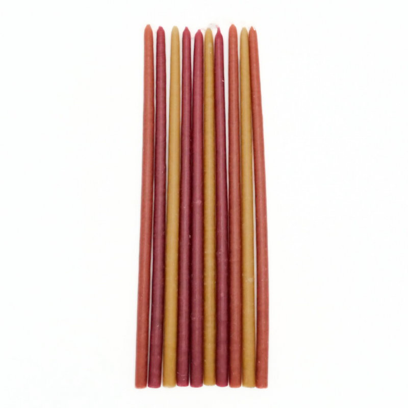 Coffret 10 bougies fines Ikat Terracotta - Maison Pechavy Voir la slide Coffret 10 bougies fines Ikat Terracotta - Maison Pechavy