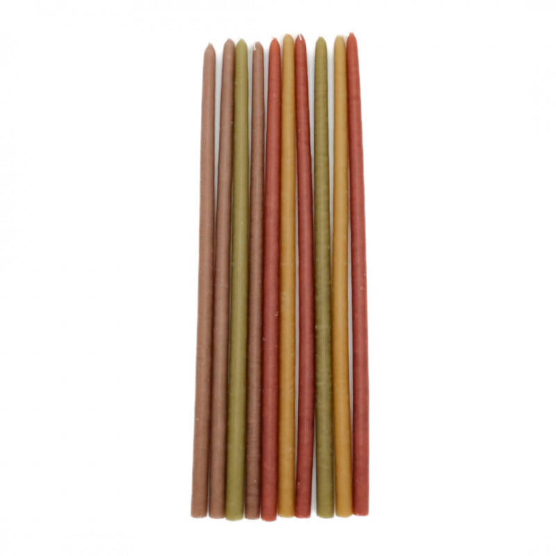 Coffret 10 bougies fines Leaves - Maison Pechavy Voir la slide Coffret 10 bougies fines Leaves - Maison Pechavy