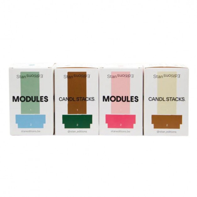 Bougies modulables Stack 1 - Stan Editions, créatives et uniques