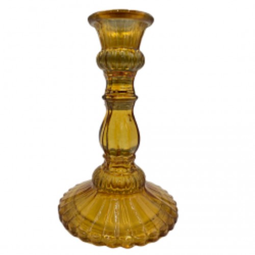 Chandelier en verre recyclé 17 cm Ambre - By Room Chandelier en verre recyclé 17 cm Ambre - By Room