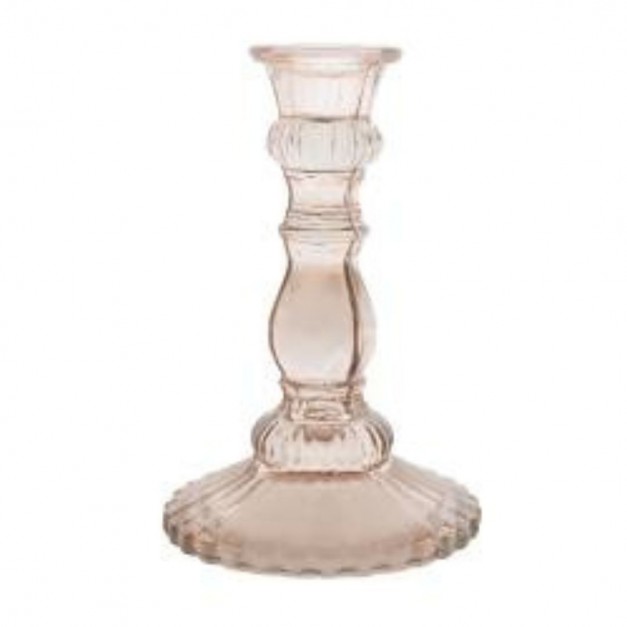 Chandelier en verre recyclé 17 cm Rose - By Room