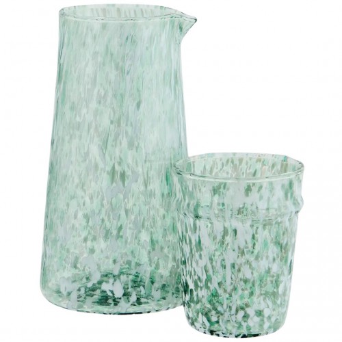 Carafe en verre - Vert - Madam Stoltz Carafe en verre - Vert - Madam Stoltz