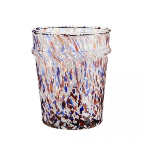 Verre à eau - Orange/bleu - Madam Stoltz Verre à eau - Orange/bleu - Madam Stoltz