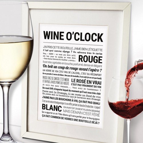 Affiche Wine o' Clock - Tout est dit