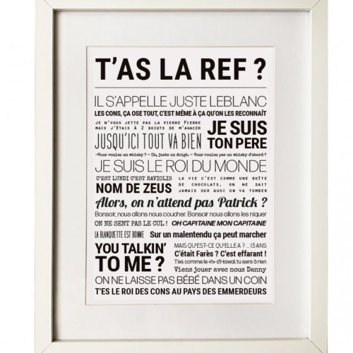Affiche T'as la ref? - Tout est dit