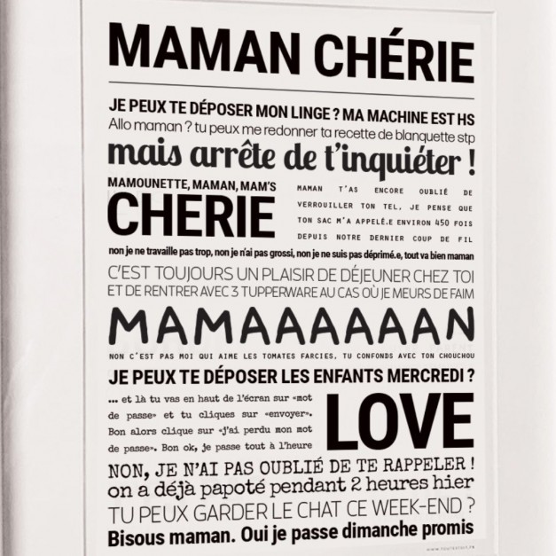 Affiche Maman chérie - Tout est dit
