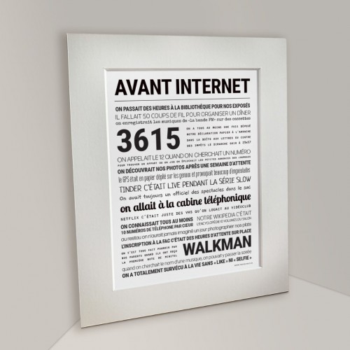 Affiche Avant internet - Tout est dit