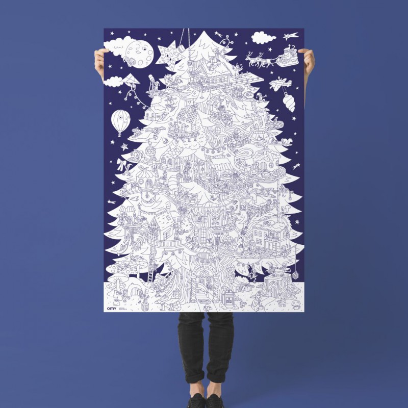 Omy - Poster géant Magic Tree - sapin enchanté du père noël Voir la slide Omy - Poster géant Magic Tree - sapin enchanté du père noël