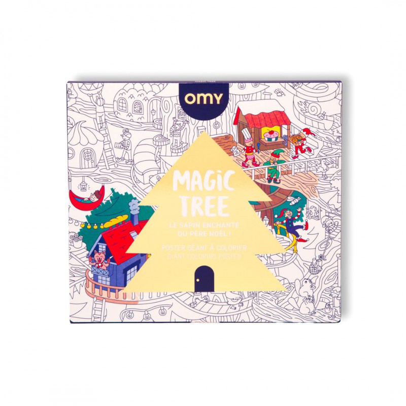 Omy - Poster géant Magic Tree - sapin enchanté du père noël Voir la slide Omy - Poster géant Magic Tree - sapin enchanté du père noël