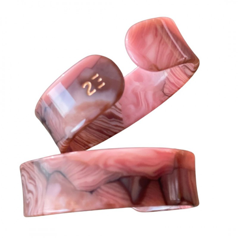 Bracelet Jonc Rose Large - 23 degrés Voir la slide Bracelet Jonc Rose Large - 23 degrés