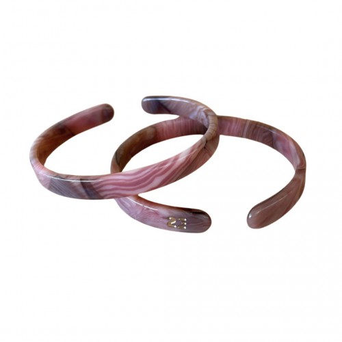 Bracelet Jonc Rose Fin - 23 degrés Bracelet Jonc Rose Fin - 23 degrés