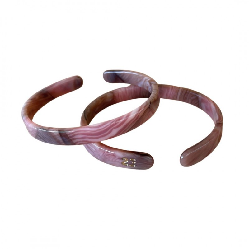 Bracelet Jonc Rose Fin - 23 degrés Voir la slide Bracelet Jonc Rose Fin - 23 degrés