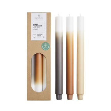 Trio de Bougies Gradient Pine Apple - Original Home