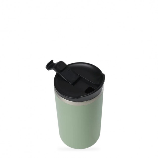 Travel Mug Tilleul - Qwetch - 6h chaud, 12h froid, 100% étanche