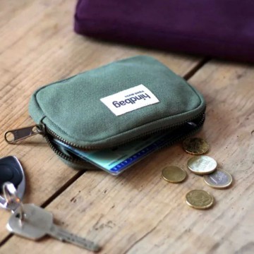 Porte-monnaie en coton bio GOTS – Pratique et solidaire