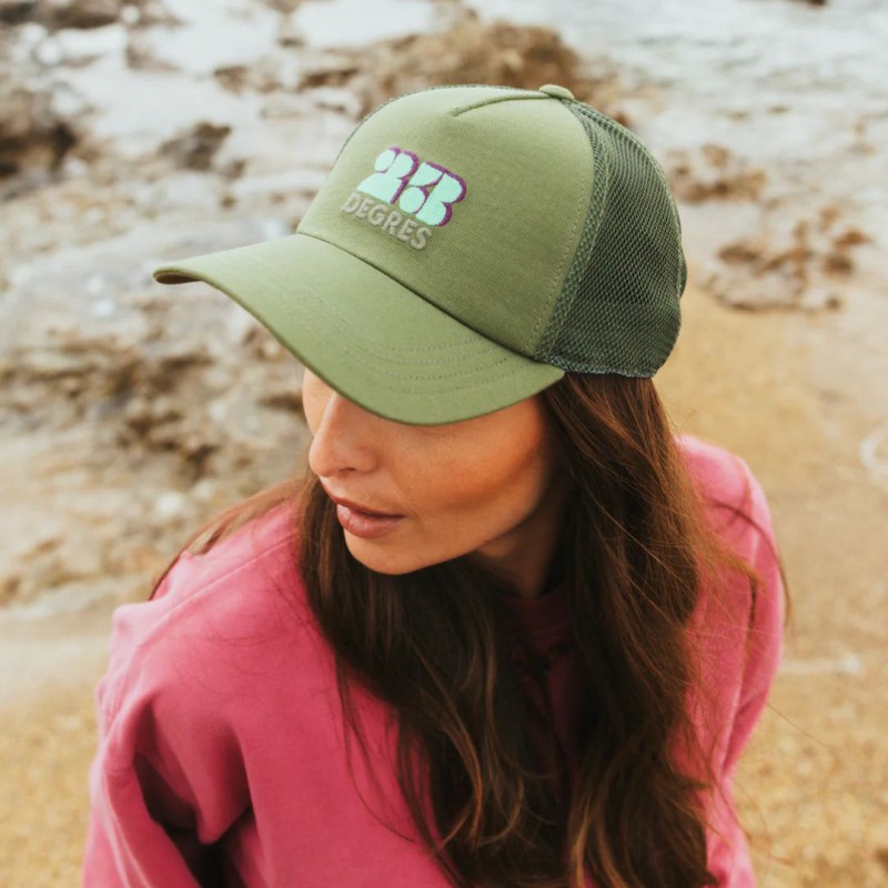 Casquette Sunshine kaki - 23 degrés Voir la slide Casquette Sunshine kaki - 23 degrés