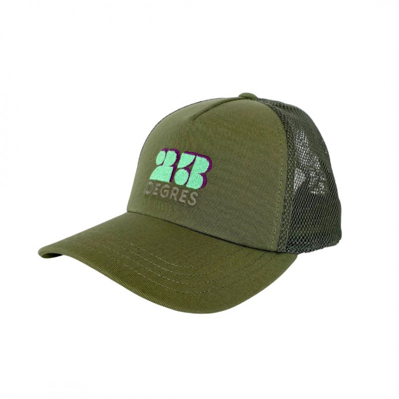 Casquette Sunshine kaki - 23 degrés Voir la slide Casquette Sunshine kaki - 23 degrés