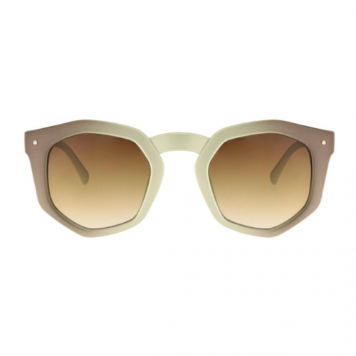 Charly Therapy - Lunettes solaires métalliques à monture recyclée - Audrey silver Charly Therapy - Lunettes solaires métalliques à monture recyclée - Audrey silver