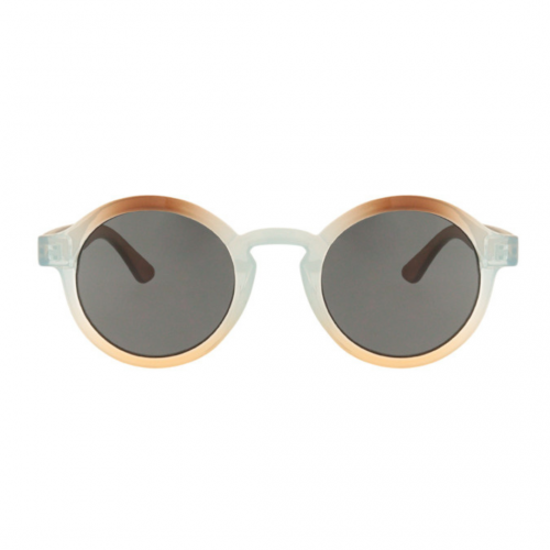 Charly Therapy - Lunettes solaires couleur cian à monture ronde recyclée - Belmont cian Charly Therapy - Lunettes solaires couleur cian à monture ronde recyclée - Belmont cian