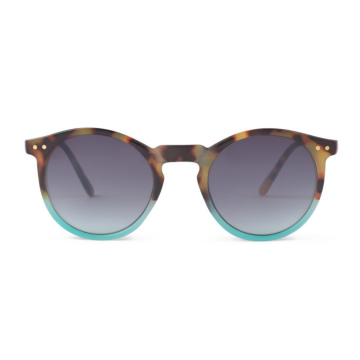 Charly Therapy - Lunettes solaires écaille et turquoise à monture recyclée - Charly turquoise