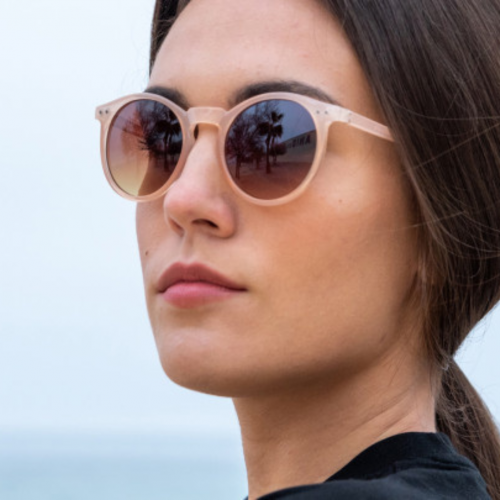 Charly Therapy - Lunettes solaires roses à monture ronde recyclée - Charly rose Charly Therapy - Lunettes solaires roses à monture ronde recyclée - Charly rose