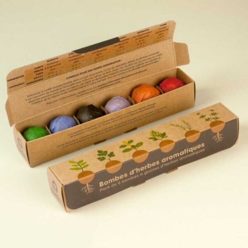 Resetea - Pack de 6 bombes d'herbes aromatiques Voir la slide Resetea - Pack de 6 bombes d'herbes aromatiques
