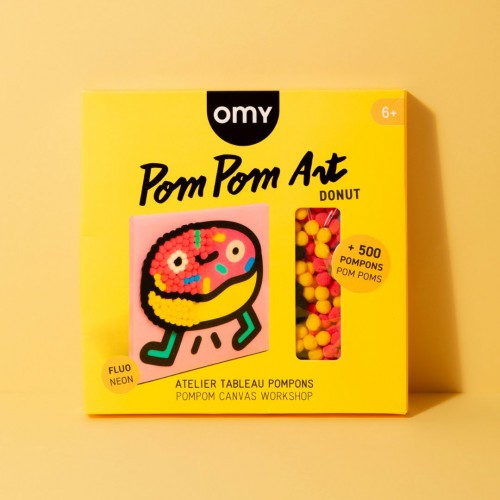 Omy - Pompom Art - Donut