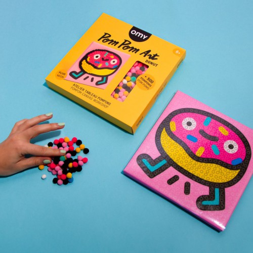 Omy - Pompom Art - Donut