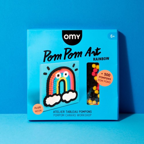 Omy - Pompom Art - Rainbow Omy - Pompom Art - Rainbow
