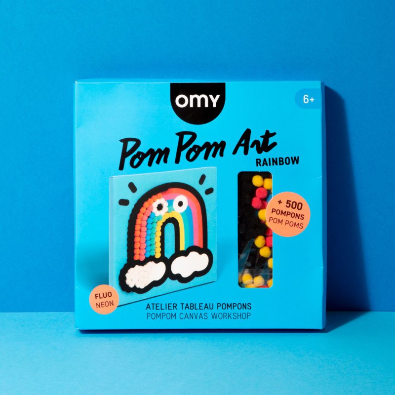 Omy - Pompom Art - Rainbow Voir la slide Omy - Pompom Art - Rainbow