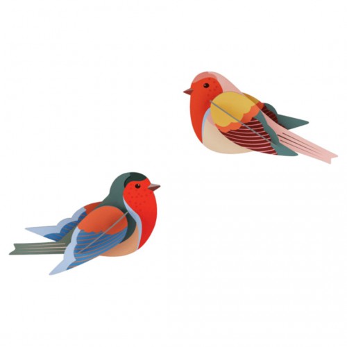 Déco murale - Garden bird Robins - Studio Roof Déco murale - Garden bird Robins - Studio Roof