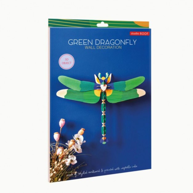 Déco murale - Green Dragonfly - Studio Roof