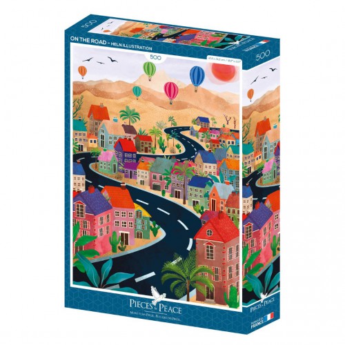 Pieces & Peace - Puzzle 500 pièces - On the road Pieces & Peace - Puzzle 500 pièces - On the road