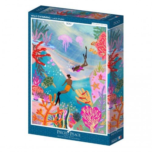 Pieces & Peace - Puzzle 500 pièces - Wild swimming Pieces & Peace - Puzzle 500 pièces - Wild swimming