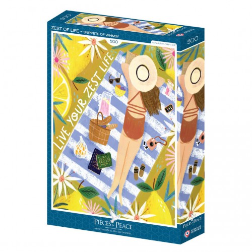 Pieces & Peace - Puzzle 500 pièces - Zest of life Pieces & Peace - Puzzle 500 pièces - Zest of life