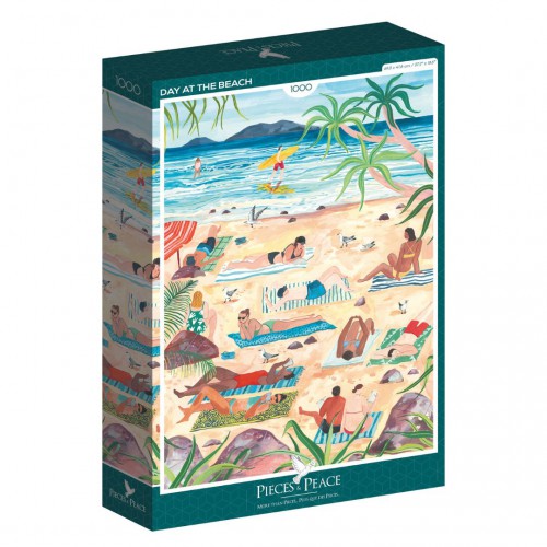 Pieces & Peace - Puzzle 1000 pièces - Day at the beach