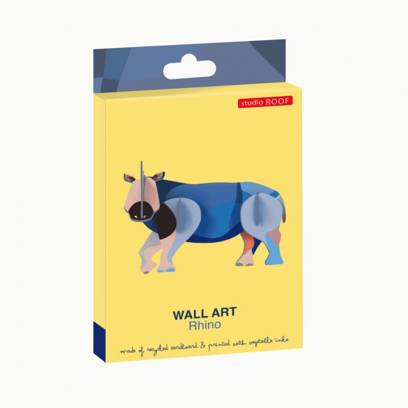 Studio Roof - Déco murale - Wild animals - Rhino Voir la slide Studio Roof - Déco murale - Wild animals - Rhino