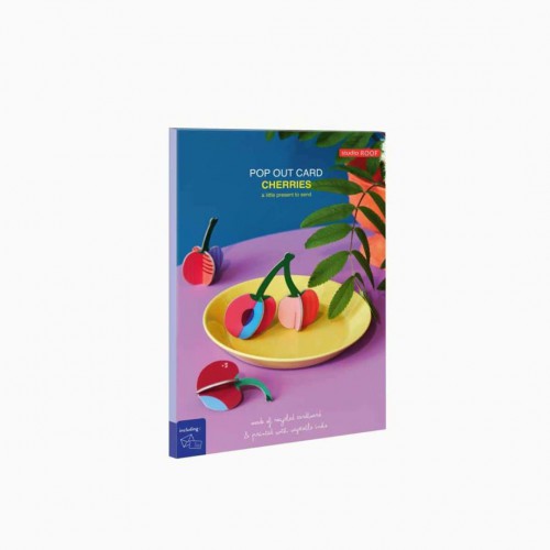 Studio Roof - Pop out cards - Cherries Studio Roof - Pop out cards - Cherries