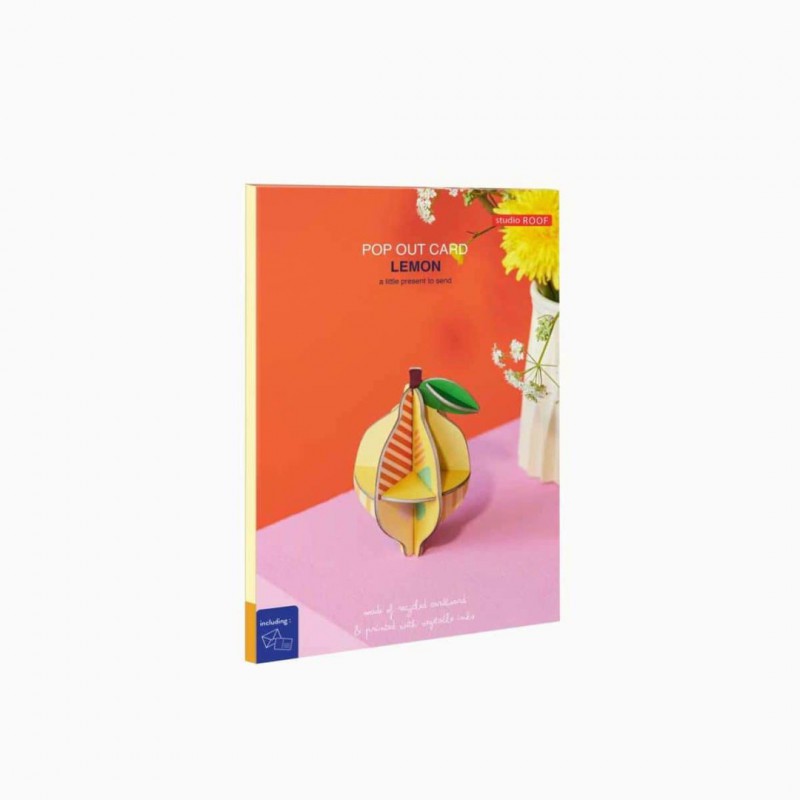 Studio Roof - Pop out cards - Lemon Voir la slide Studio Roof - Pop out cards - Lemon
