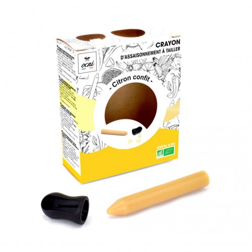 Ocni - Coffret 1 crayon à râper - Citron confit - Bio Ocni - Coffret 1 crayon à râper - Citron confit - Bio