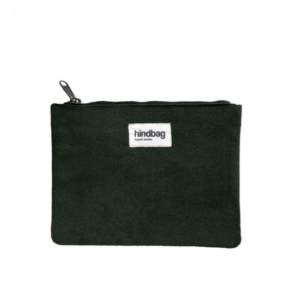 Pochette zippée en coton bio GOTS – Pratique et solidaire