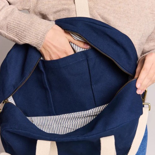 Sac Charlie vintage en coton bio GOTS – Pratique et élégant