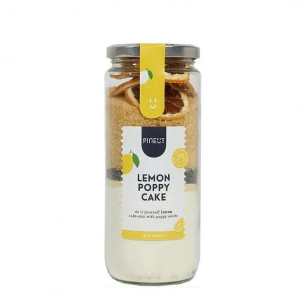 Pineut - Cake Jar - Lemon Poppy Cake